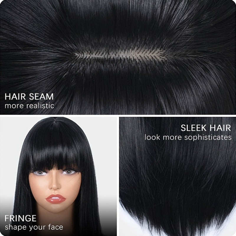 Stylish Synthetic Wig With Straight Hair