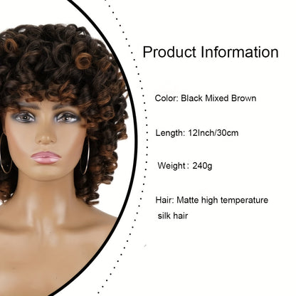 Natural Synthetic Full-head Wig