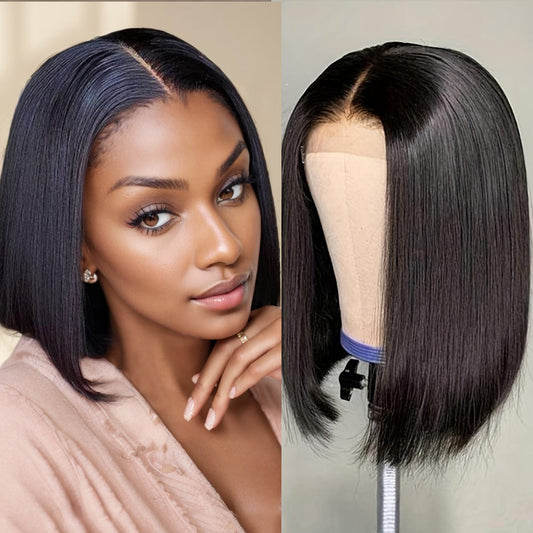 Synthetic Wig Straight Wave Head