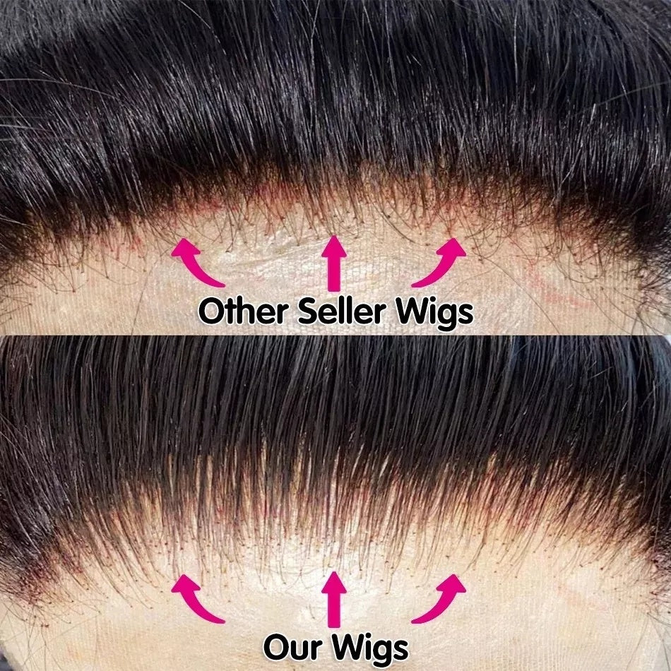 Transparent Lace Front Pre-Plucked Bleached Knots