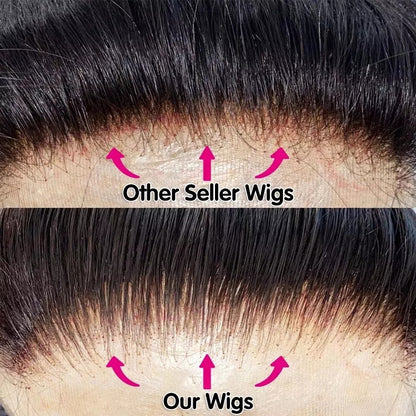 Transparent Lace Front Pre-Plucked Bleached Knots