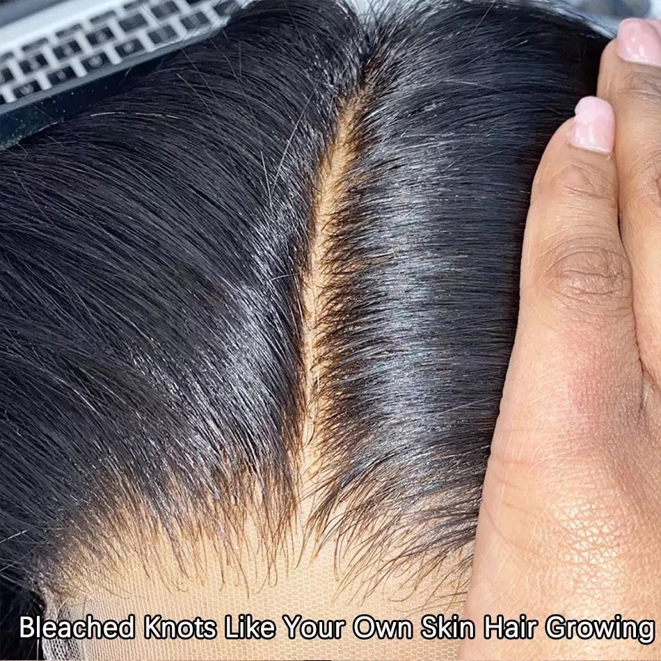 Transparent Lace Front Pre-Plucked Bleached Knots