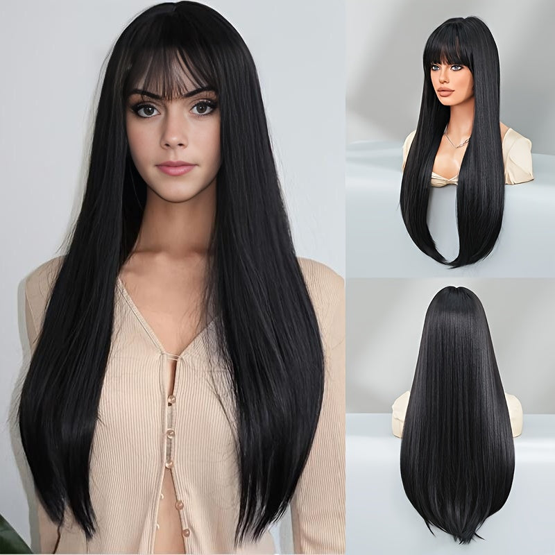 Stylish Synthetic Wig With Straight Hair