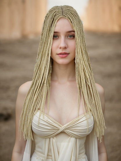 Synthetic Hand Braided Wig