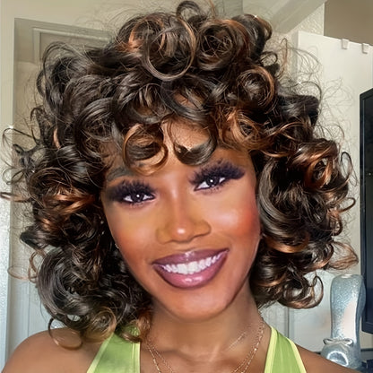 Natural Synthetic Full-head Wig