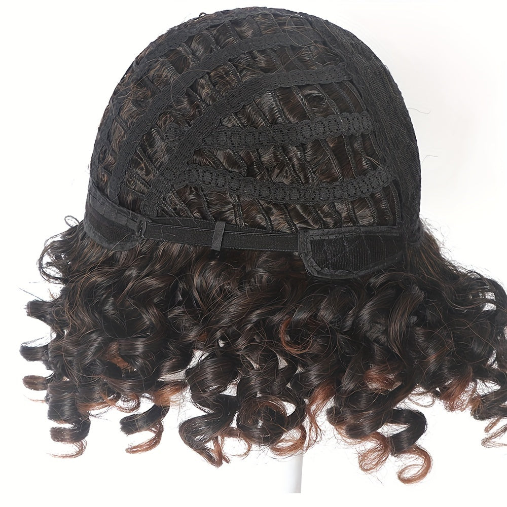 Natural Synthetic Full-head Wig