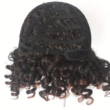 Natural Synthetic Full-head Wig